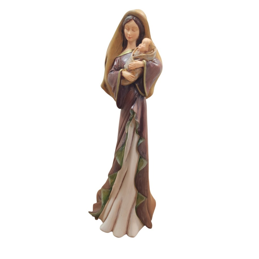 Hawthorne Village Thomas Kinkade Mary & Baby Jesus Standing Figure Nativity 2009